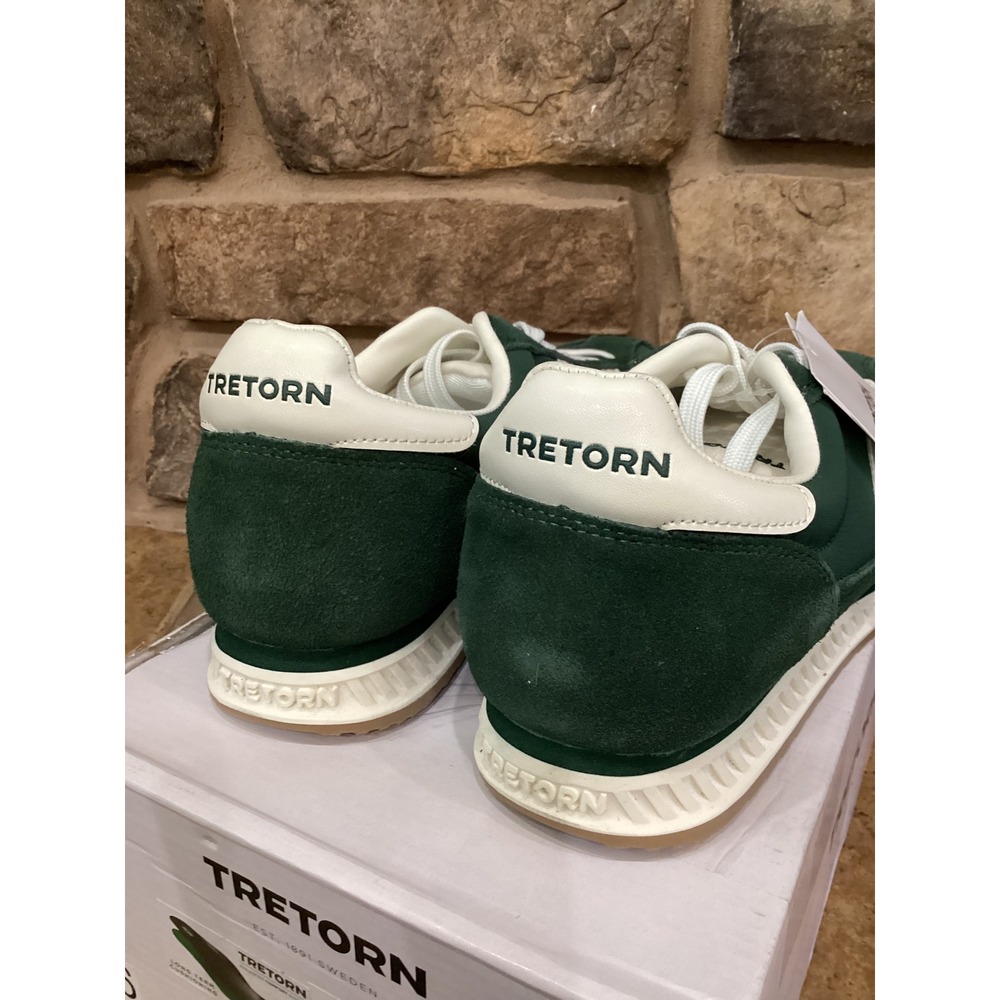 Tretorn Rawlins 2.0 Womens Sneakers Green White Suede Low Top Shoes Size 9.5 M - Picture 5 of 7